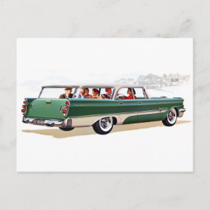 Carte Postale Stationwagon 1957