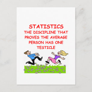 Carte Postale statistics joke