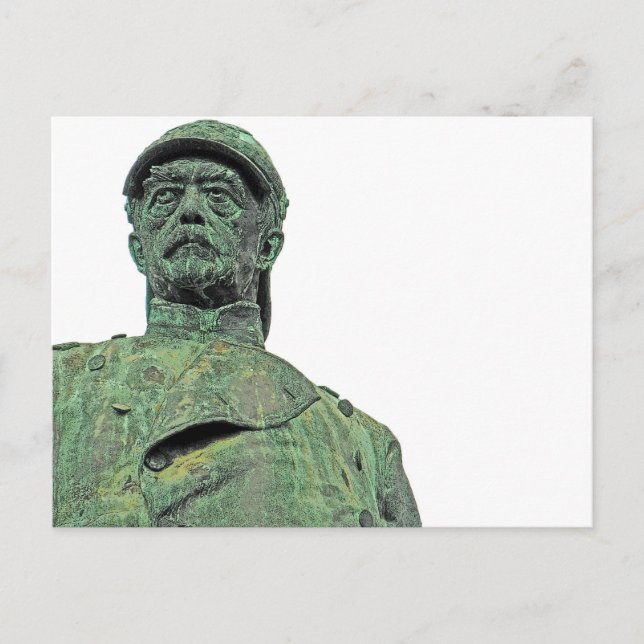 Carte Postale Statue Bismarck, Berlin, Tête, Dos Blanc(bs2pst) (Devant)