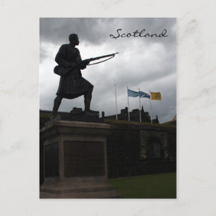Carte Postale statue château de stirling