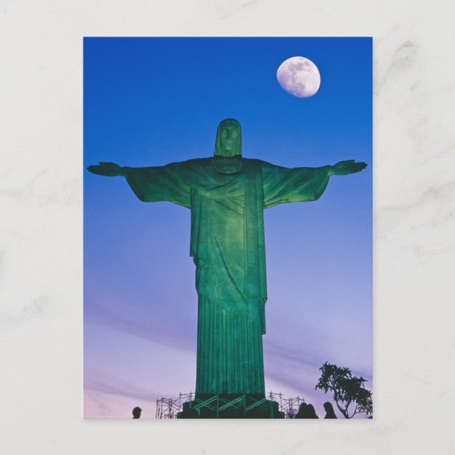 Carte Postale Statue Cristo Redentor| Rio de Janeiro Brésil (Devant)