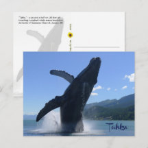 Statue de baleine à bosse faisant une cabriole «Ta