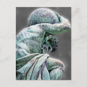 Carte Postale Statue de Bismarck, Berlin, Atlas du Dieu grec, Ba