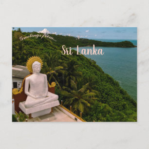 Carte Postale Statue de Bouddha au Sri Lanka