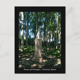 Carte Postale Statue de Dionysos - Chirivel, Almeria, Espagne