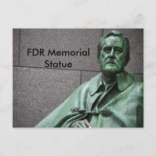 Carte Postale Statue de Franklin Roosevelt au Mémorial FDR