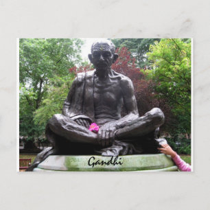 Carte Postale Statue de Gandhi