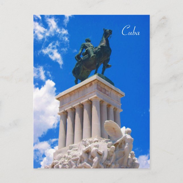 Carte Postale statue de havane (Devant)
