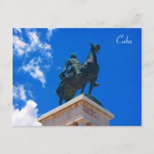 Carte Postale statue de havane