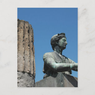 Carte Postale Statue de la déesse Diana à Pompéi