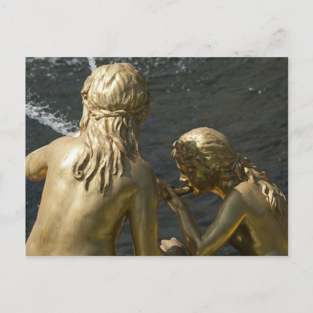 Carte Postale Statue de la fontaine (Devant)