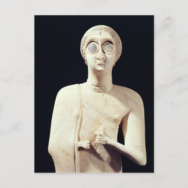 Carte Postale Statue de la Grande Déesse, de Tell Asmar (Devant)