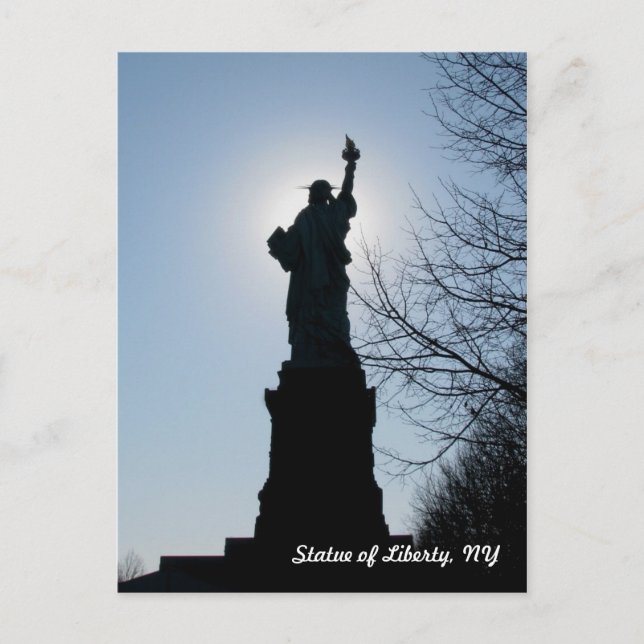 Carte postale Statue de la Liberté (Devant)