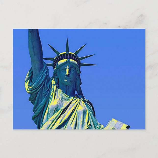 Carte postale Statue de la Liberté (Devant)