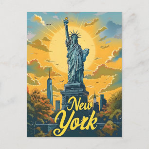 Carte Postale Statue de la Liberté de New York