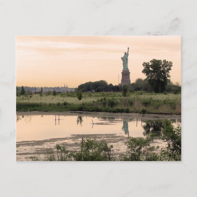 Carte Postale Statue De La Liberté Le Matin (Devant)