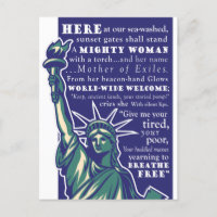 Statue de la Liberté, Mère des Exilés -