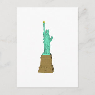 Carte Postale Statue de la Liberté : Modèle 3D :