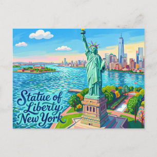 Carte Postale Statue de la Liberté, New York
