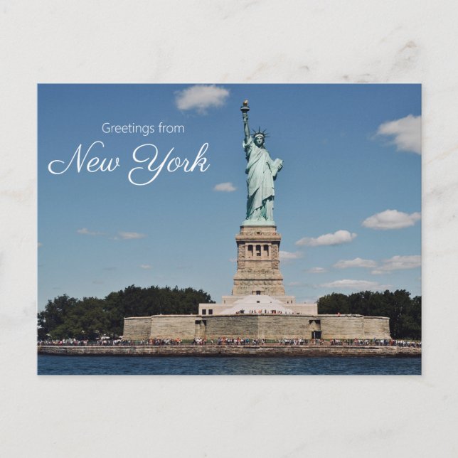 Carte Postale Statue de la Liberté New York (Devant)