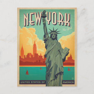 Carte Postale   Statue de la Liberté - New York City