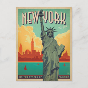 Carte Postale Statue de la Liberté - New York City