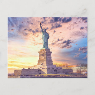 Carte Postale Statue De La Liberté, New York, États-Unis