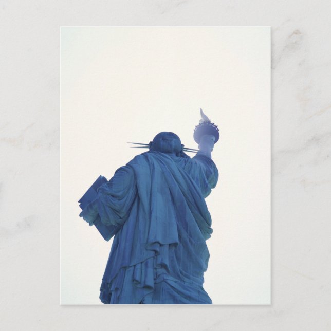 Carte Postale Statue de la liberté, New York, Etats-Unis rf) (Devant)
