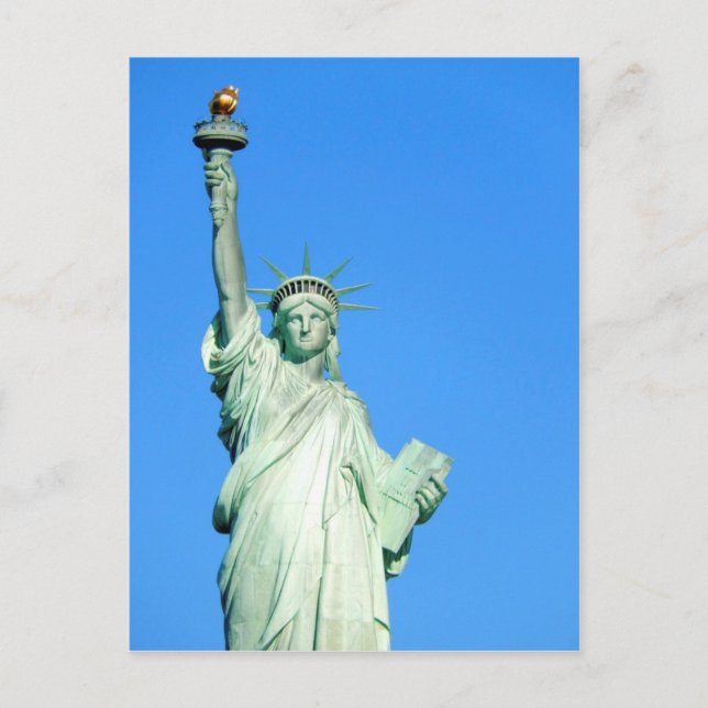 Carte Postale Statue de la Liberté New York Photo (Devant)