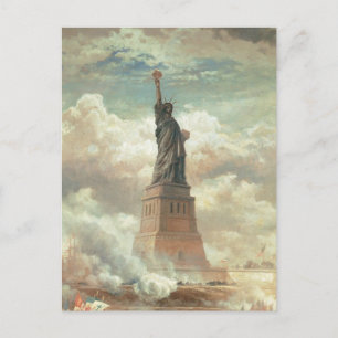 Carte Postale Statue de la Liberté, New York vers les années 180