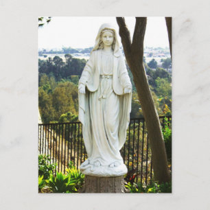 Carte Postale Statue de la Vierge Marie