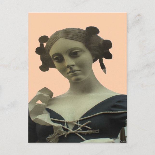 Carte Postale Statue de Lady (Devant)