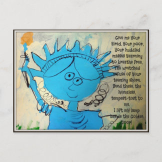 Carte Postale Statue de l'Art Liberté