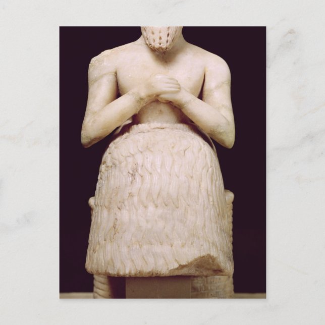 Carte Postale Statue de l'Ebih-Il (Devant)