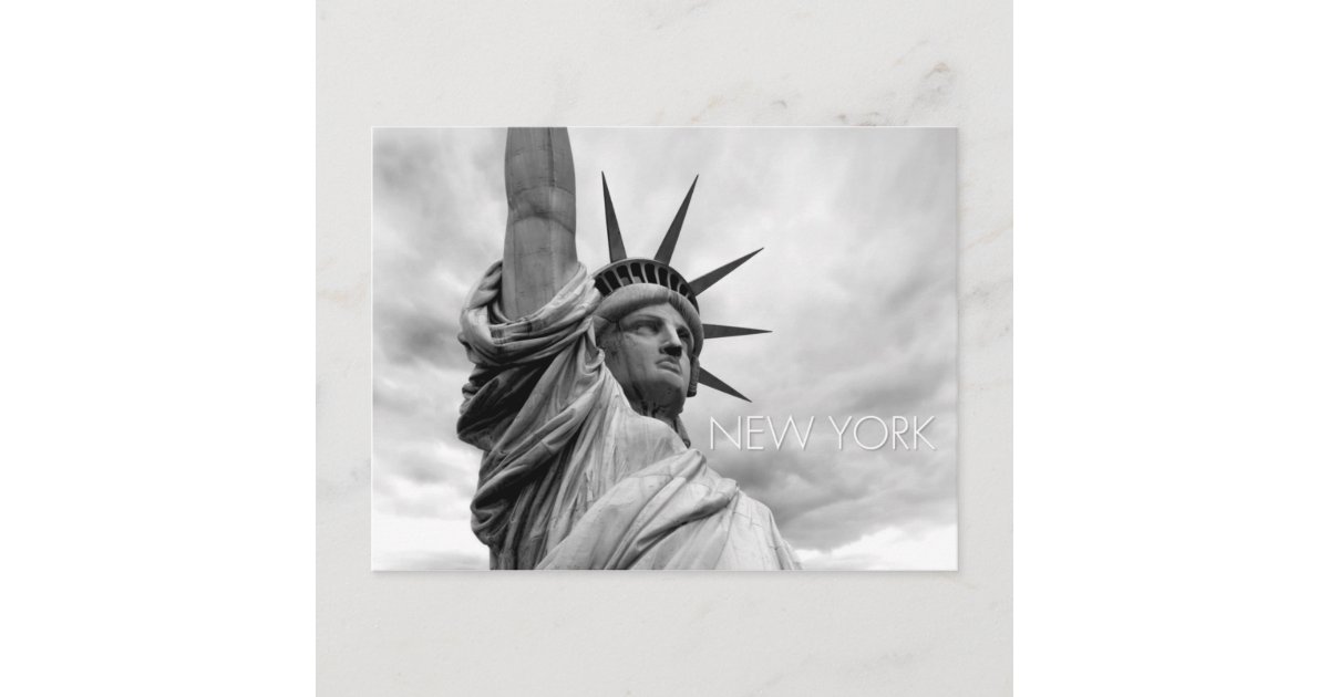 Carte Postale statue de liberté | Zazzle.fr
