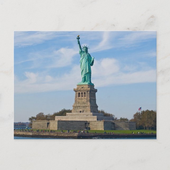carte postale statue de liberté (Devant)