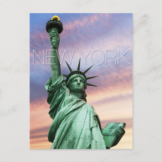 Carte Postale statue de liberté new york (Devant)
