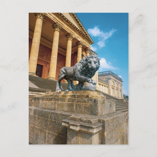 Carte Postale Statue de lion (Devant)