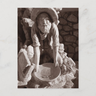 Carte Postale Statue de Miner, Ely, Autoroute 50