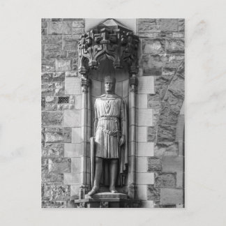 Carte Postale Statue de Robert le Bruce au château d'Édimbourg