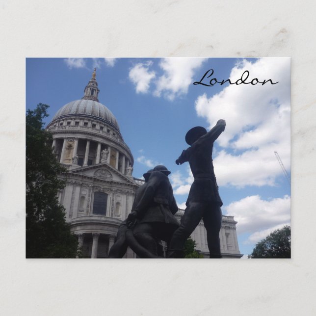 Carte Postale statue de saint-paul (Devant)