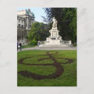 Carte Postale Statue de Vienne (Mozart)