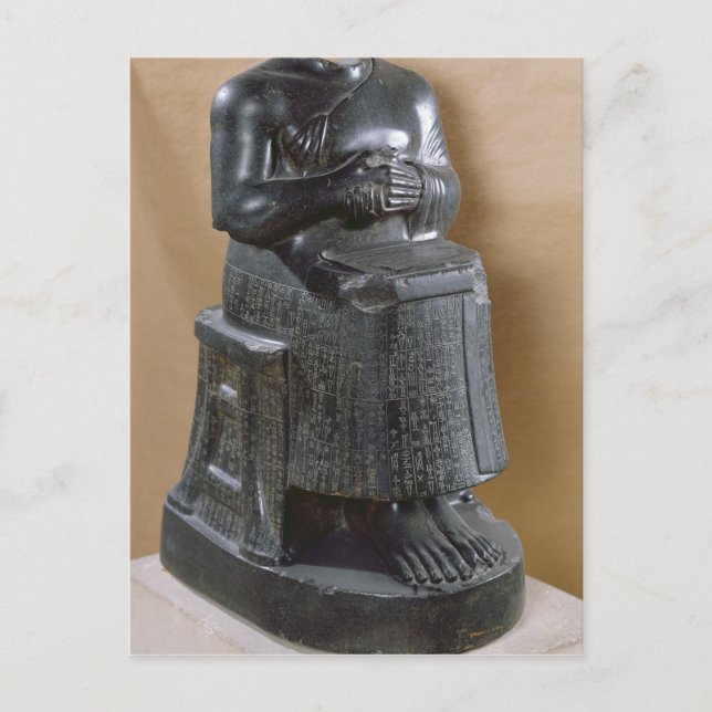 Carte Postale Statue décapitée du prince Gudea  en tant qu' (Devant)