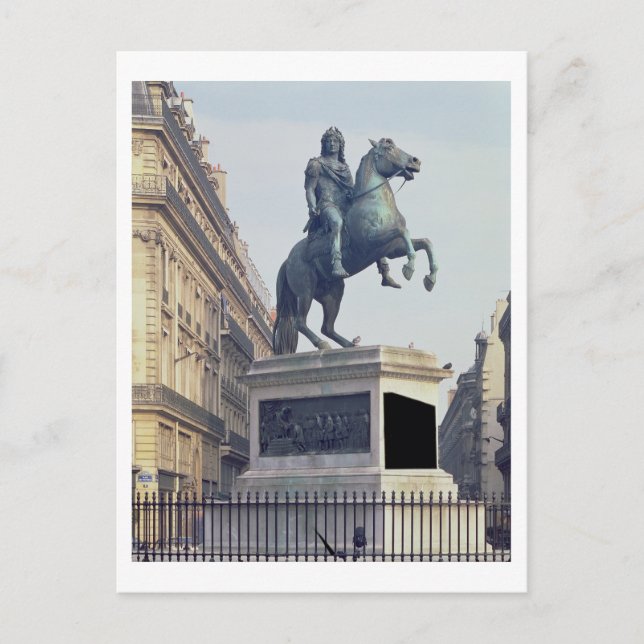 Carte Postale Statue d'Equestrian de King Louis XIV (1816-22) (Devant)