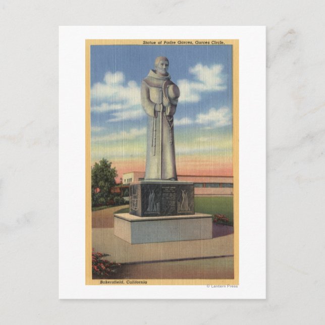 Carte Postale Statue des Garces de Padre dans Garces Circle (Devant)