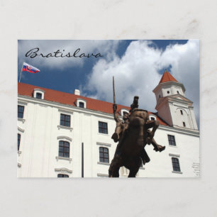 Carte Postale statue du château de bratislava