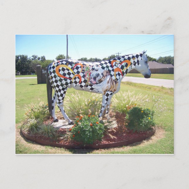 Carte Postale Statue du cheval (Devant)