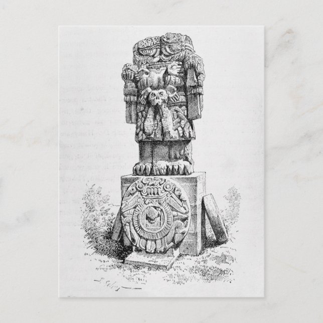 Carte Postale Statue du Coatlicue de la déesse (Devant)