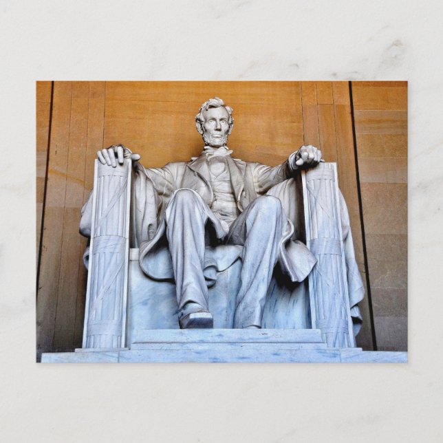 Carte Postale Statue du Lincoln Memorial, Washington D.C. (Devant)