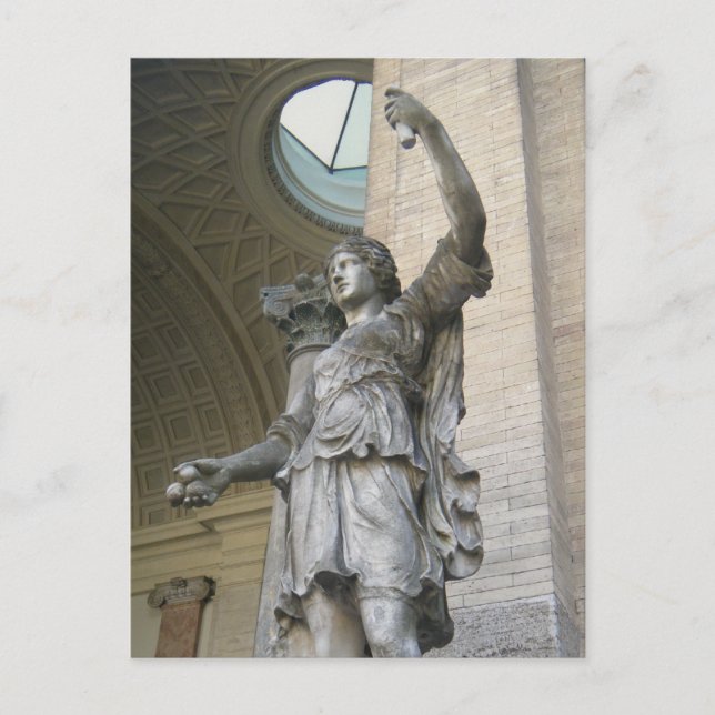 Carte Postale Statue du Vatican (Devant)